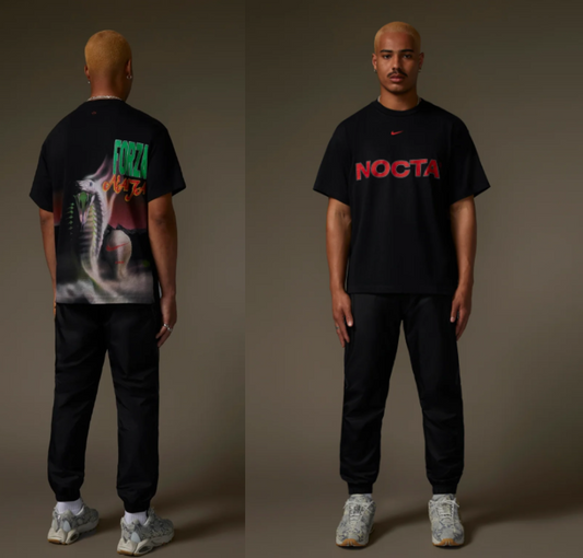 100K SOURCING - NIKE NOCTA 'NAIJA COBRA' SILKSCREEN GRAPHIC TEE (BLACK/INFRARED)