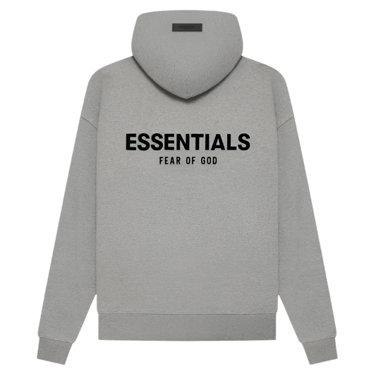ESSENTIALS FEAR OF GOD SS22 CORE TRACK HOODIE (DARK GREY OATMEAL)