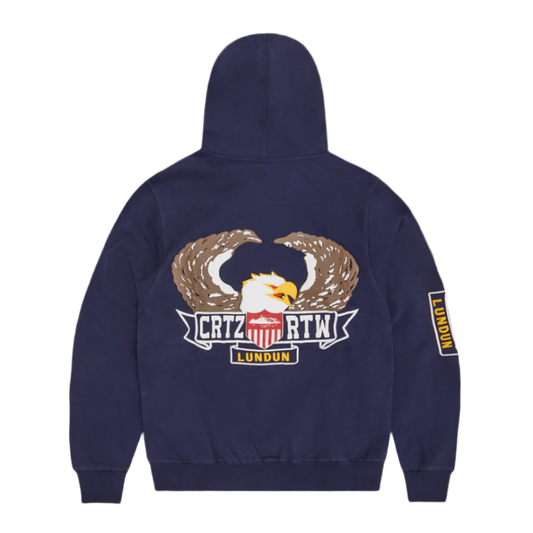 CRTZ RTW ROYALE DIPSET V1 ZIP UP HOODIE (NAVY)