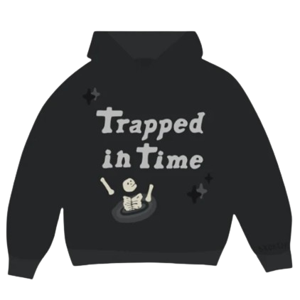BROKEN PLANET MARKET 'TRAPPED IN TIME' HOODIE (DARK GREY)