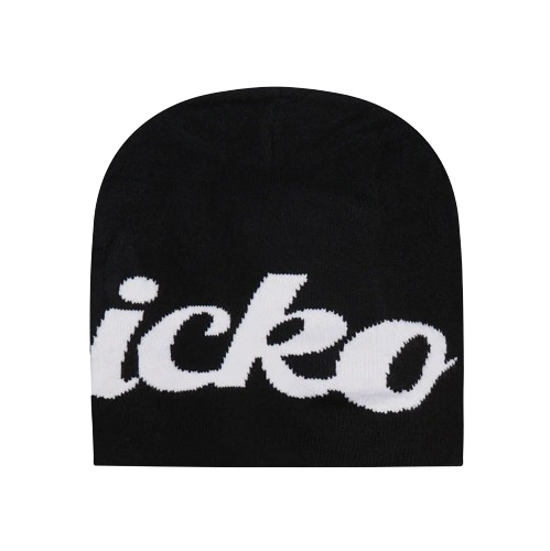 CARSICKO ALLOVER LOGO BEANIE (BLACK)