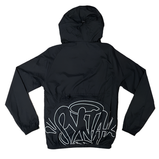 SYNAWORLD SYNA 'IN MY BAG' CONVERTIBLE WINDBREAKER JACKET (BLACK)