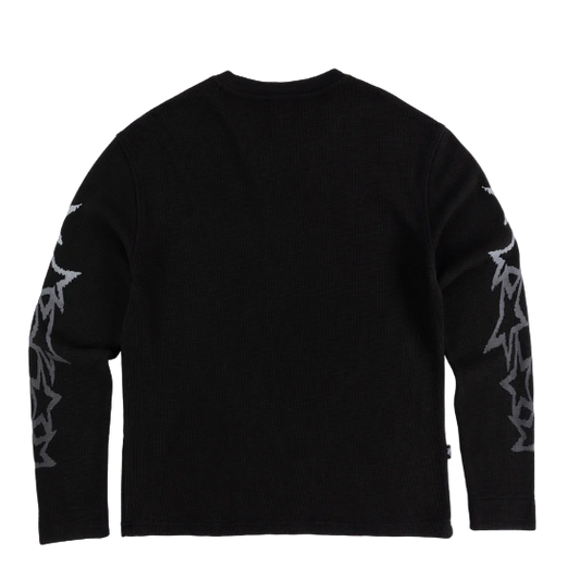 SYNAWORLD DVL WAFFLECREWNECK (BLACKOUT)
