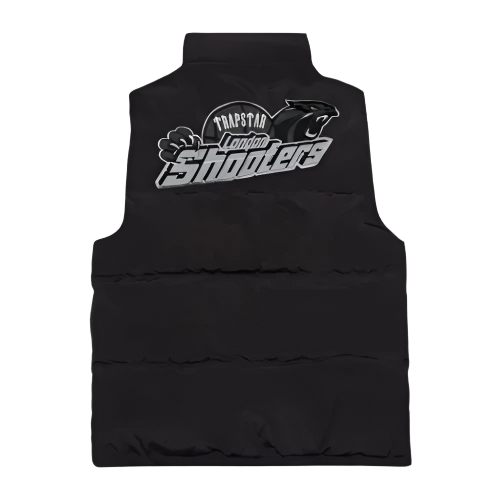 TRAPSTAR LONDON SHOOTERS REFLECTIVE GILET JACKET (BLACK)