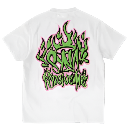 SYNAWORLD SYNA FLAME LIGHT ME UP GRAPHIC TEE (WHITE)