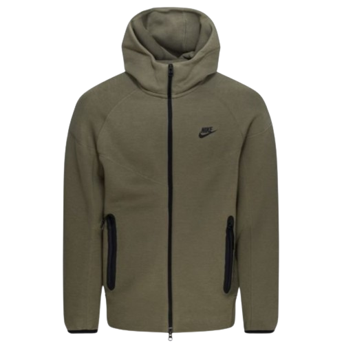 Nike tech fleece olive green online