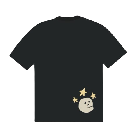BROKEN PLANET MARKET 'COSMIC PEAKS' TEE (SOOT BLACK)