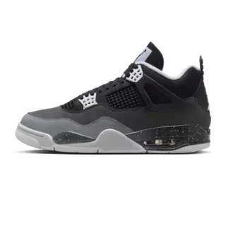 NIKE AIR JORDAN 4 IV 'RETRO FEAR' TRAINERS (BLACK/ANTHRACITE/WHITE)