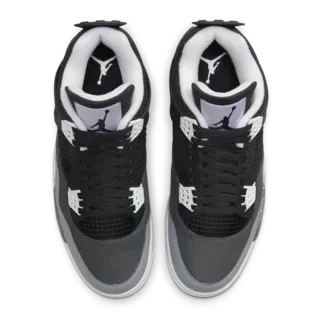 NIKE AIR JORDAN 4 IV 'RETRO FEAR' TRAINERS (BLACK/ANTHRACITE/WHITE)