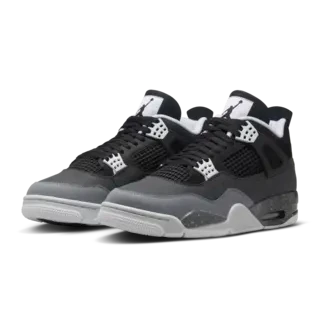 NIKE AIR JORDAN 4 IV 'RETRO FEAR' TRAINERS (BLACK/ANTHRACITE/WHITE)
