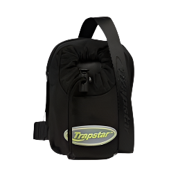 TRAPSTAR HYPERDRIVE TOGGLE MINI BAG (BLACK/LIME)