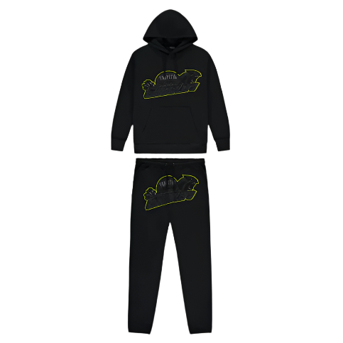 TRAPSTAR LONDON SHOOTERS TRACKSUIT (MONOCHROME LIME)