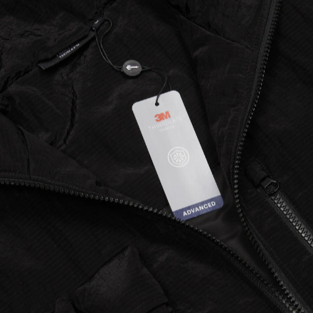 TRAPSTAR HYPERDRIVE RIPSTOP CITY WINDBREAKER (BLACK)