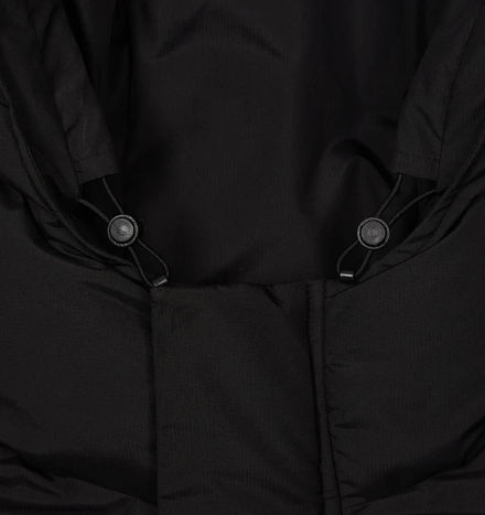 TRAPSTAR AW22/23 DECODED 2.0 HOODED PUFFER (BLACK/GREY)