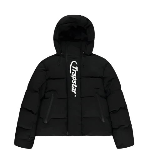 TRAPSTAR AW22/23 TECHNICAL HYPERDRIVE PUFFER JACKET (BLACK/WHITE)