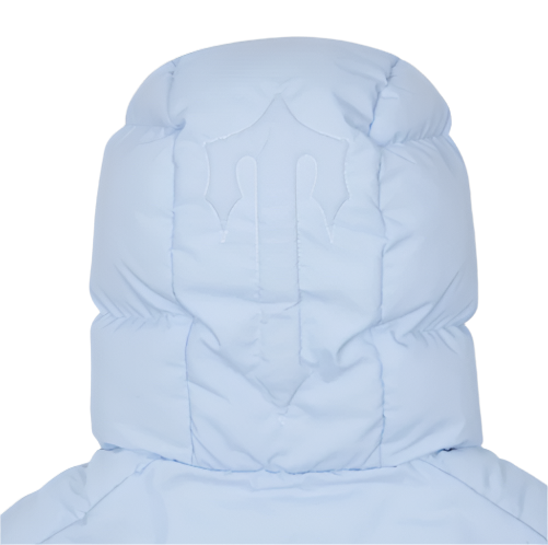 TRAPSTAR AW22/23 WOMEN'S DECODED 2.0 HOODED PUFFER JACKET (SKY BLUE)