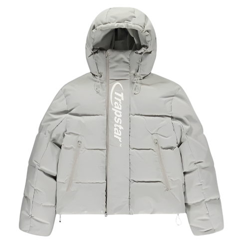 TRAPSTAR AW22/23 TECHNICAL HYPERDRIVE PUFFER JACKET (GREY/WHITE)