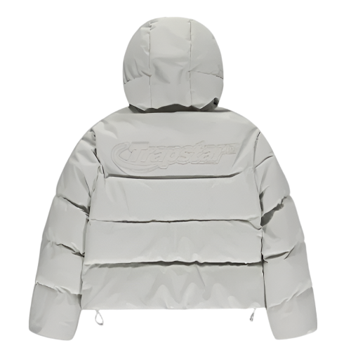 TRAPSTAR AW22/23 TECHNICAL HYPERDRIVE PUFFER JACKET (GREY/WHITE)