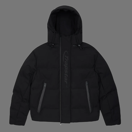 TRAPSTAR AW22/23 TECHNICAL HYPERDRIVE PUFFER JACKET (TRIPLE BLACK)