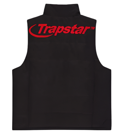 TRAPSTAR HYPERDRIVE GILET JACKET (BLACK INFRARED)