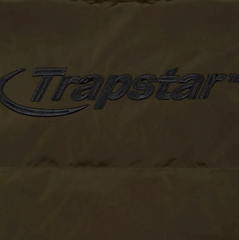 TRAPSTAR HYPERDRIVE BOMBER PUFFER JACKET (OLIVE)