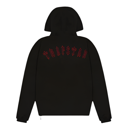 TRAPSTAR IRONGATE T BADGE WINDBREAKER (BLACK INFRARED)