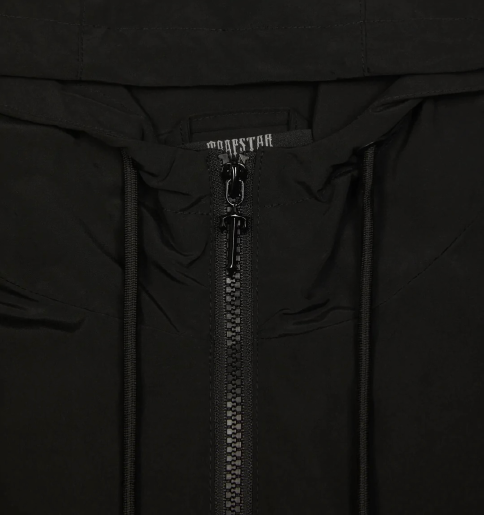 TRAPSTAR IRONGATE T BADGE WINDBREAKER (BLACK INFRARED)