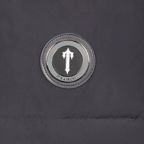 TRAPSTAR IRONGATE DETACHABLE HOODED PUFFER (GREY MATTER)