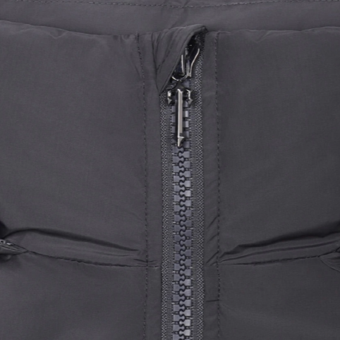 TRAPSTAR IRONGATE DETACHABLE HOODED PUFFER (GREY MATTER)