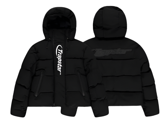 TRAPSTAR AW22/23 TECHNICAL HYPERDRIVE PUFFER JACKET (BLACK/WHITE)