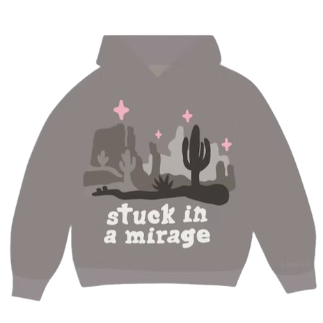 BROKEN PLANET MARKET 'STUCK IN A MIRAGE' HOODIE (TAUPE)