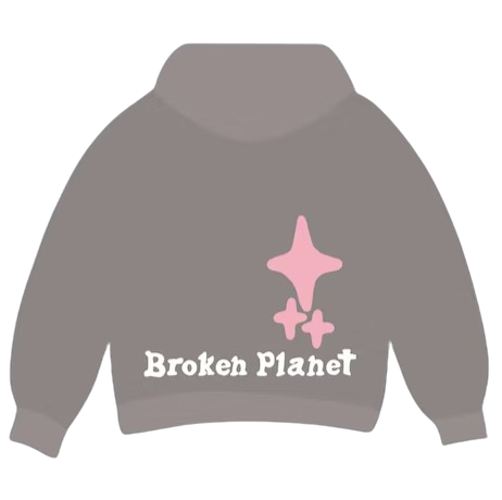 BROKEN PLANET MARKET 'STUCK IN A MIRAGE' HOODIE (TAUPE)