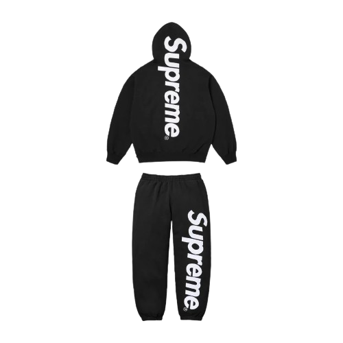 Supreme Appliqué Logo Tracksuit (Jet Black)