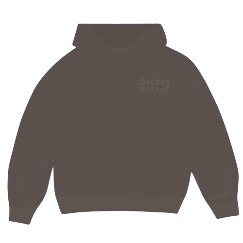 BROKEN PLANET MARKET 'BASICS' HOODIE (GRANITE BROWN)