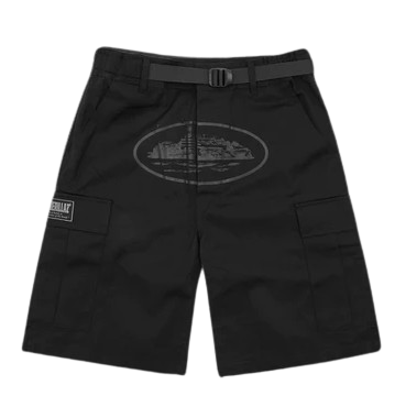 CRTZ RTW ALCATRAZ CLASSIC CARGO SHORTS (TRIPLE BLACK)