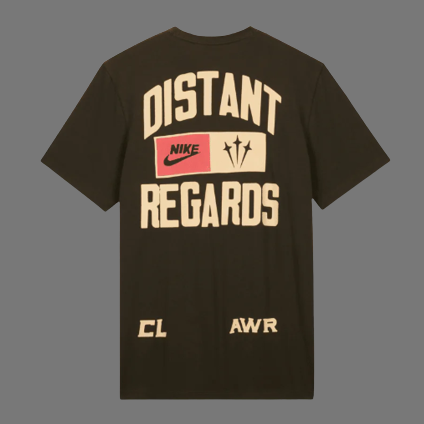 NIKE NOCTA TURKS & CAICOS 'DISTANT REGARDS' TEE (BLACK INFRARED)