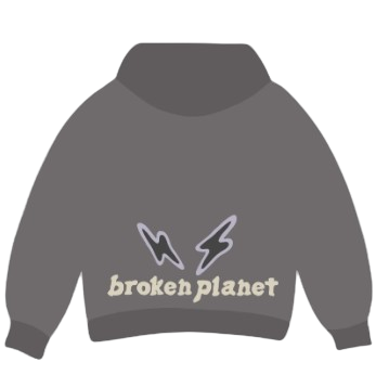 BROKEN PLANET MARKET 'FIND YOUR BALANCE' HOODIE (ASH GREY)