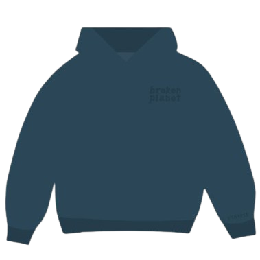 BROKEN PLANET MARKET 'BASICS' HOODIE (KYANITE BLUE)