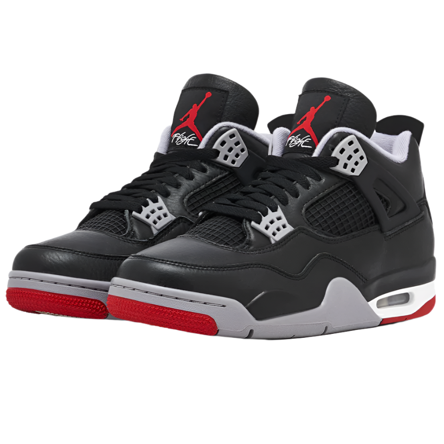 NIKE AIR JORDAN 4 IV SE 'OG BRED REIMAGINED' TRAINERS (BLACK)