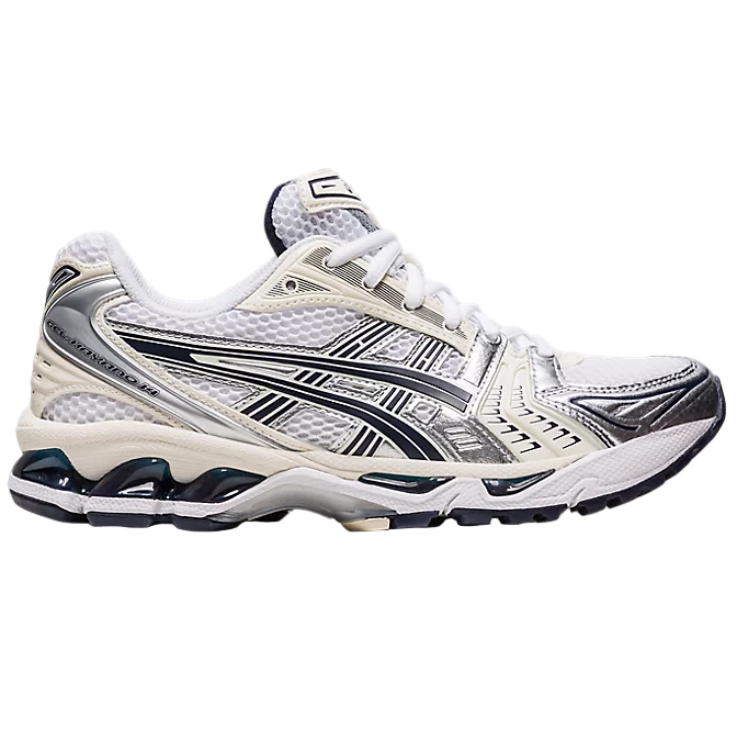 ASICS GEL KAYANO 14 (SILVER WHITE MIDNIGHT)