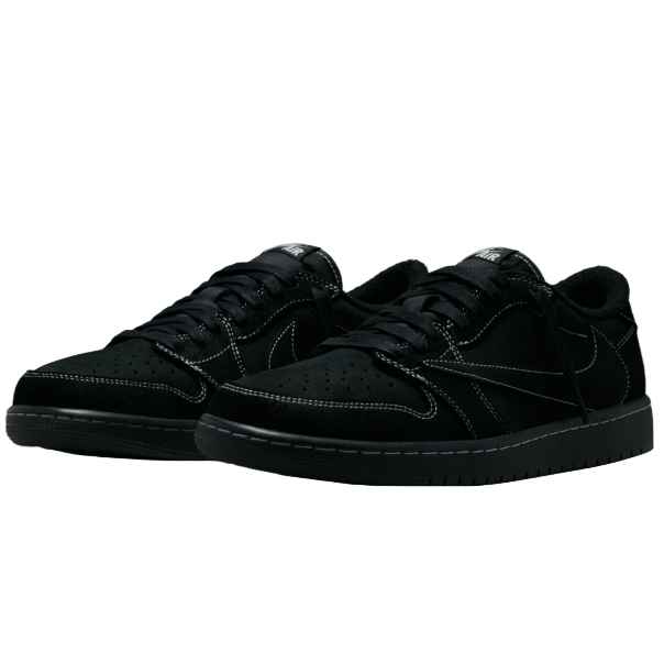 NIKE x TRAVIS SCOTT AIR JORDAN 1 LOW SP (PURE BLACK PHANTOM)
