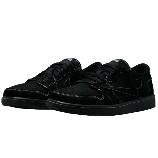 NIKE x TRAVIS SCOTT AIR JORDAN 1 LOW SP (PURE BLACK PHANTOM)