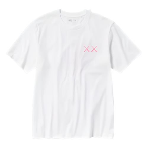 UNIQLO X KAWS UT 2023 COLLAB ELMO GRAPHIC TEE (WHITE/PINK)