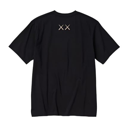 UNIQLO X KAWS UT 2023 COLLAB FATHER & SON GRAPHIC TEE (BLACK)