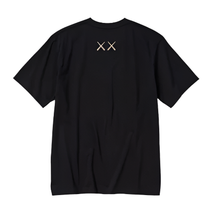 UNIQLO X KAWS KID'S UT 2023 COLLAB FATHER & SON GRAPHIC TEE (BLACK)