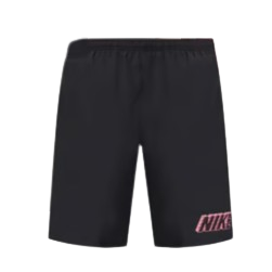 NIKE ACADEMY DRI-FIT TRAINING KNIT SHORTS (BLACK/PINK)