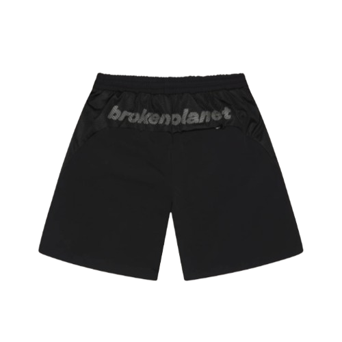 BROKEN PLANET MARKET MESH SHORTS (REFLECTIVE BLACK)