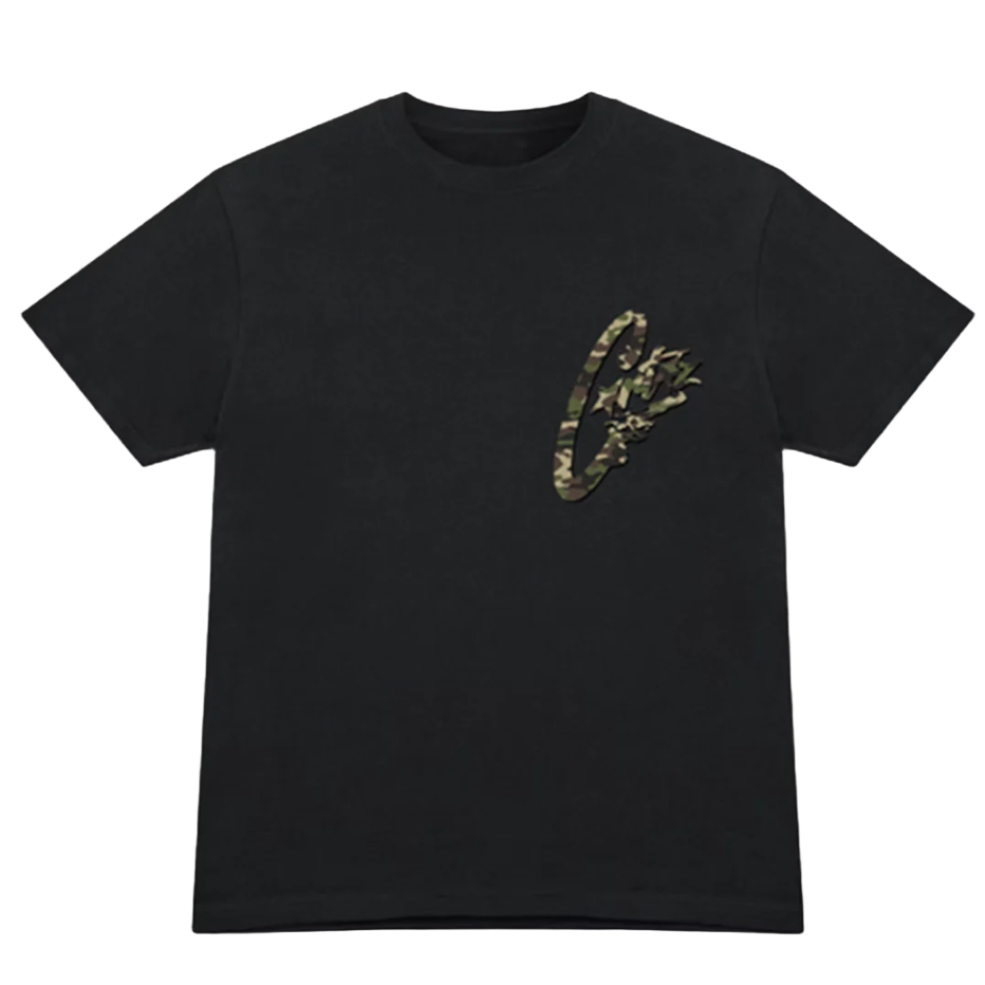 CRTZ RTW GUNSLINGER LOGO TEE (BLACK/CAMO)