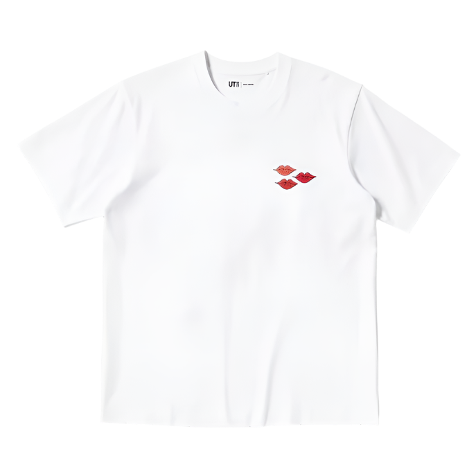 UNIQLO KAWS X WARHOL 2024 COLLAB TRUE LOVE GRAPHIC TEE (WHITE)