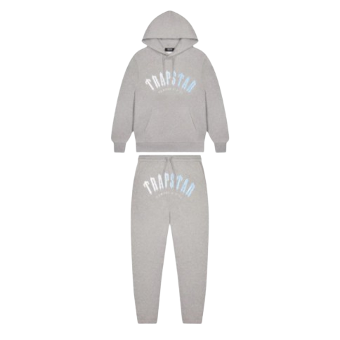 TRAPSTAR CHENILLE DECODED GEL TRACKSUIT (GREY ICE BLUE)